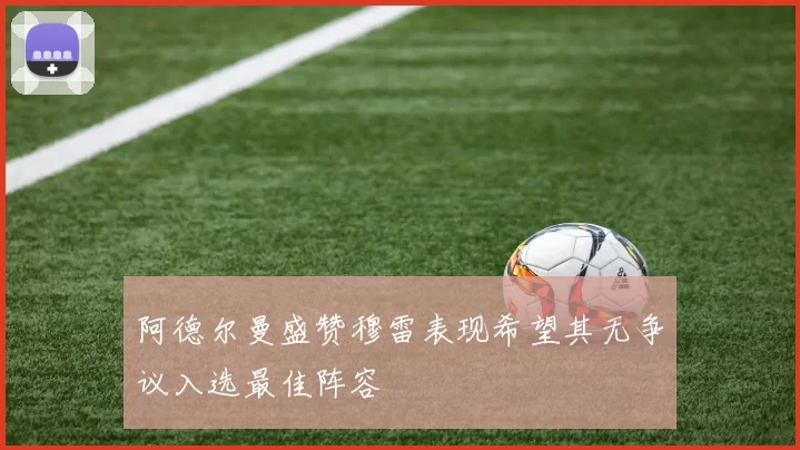 阿德尔曼盛赞穆雷表现希望其无争议入选最佳阵容